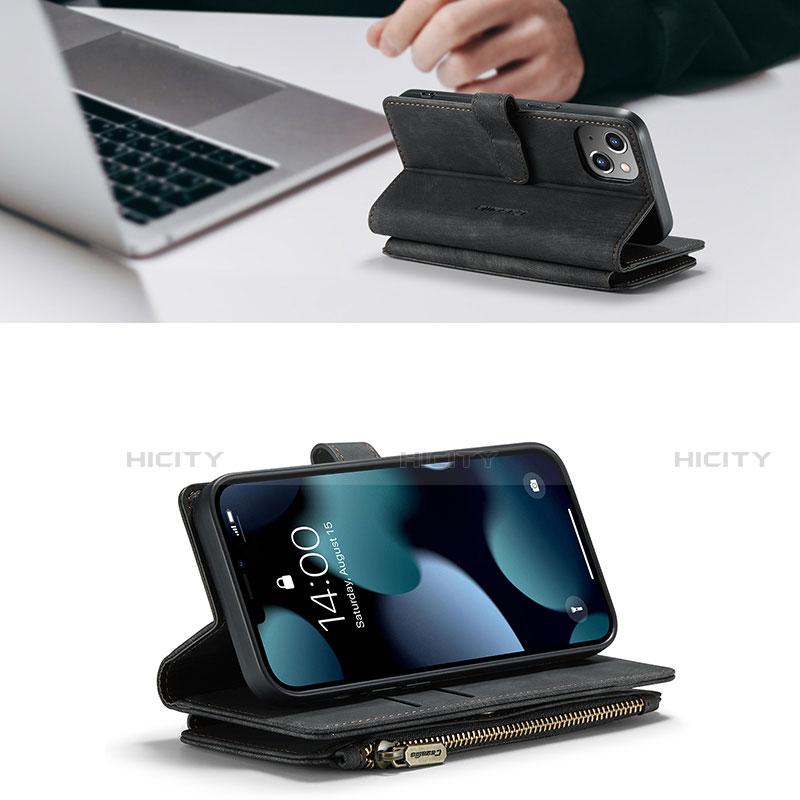 Funda de Cuero Cartera con Soporte Carcasa H27 para Apple iPhone 13 Mini