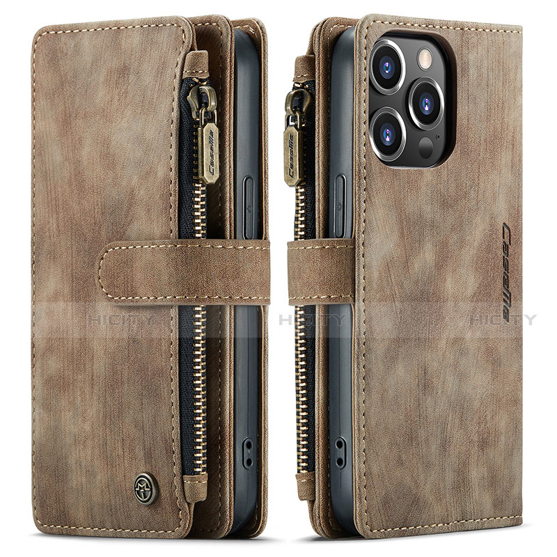 Funda de Cuero Cartera con Soporte Carcasa H27 para Apple iPhone 13 Pro Max