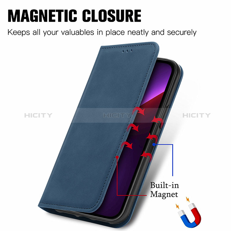 Funda de Cuero Cartera con Soporte Carcasa H30 para Apple iPhone 14 Pro Max