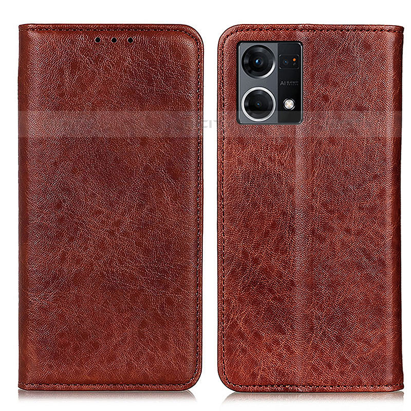 Funda de Cuero Cartera con Soporte Carcasa K01Z para Oppo F21 Pro 4G