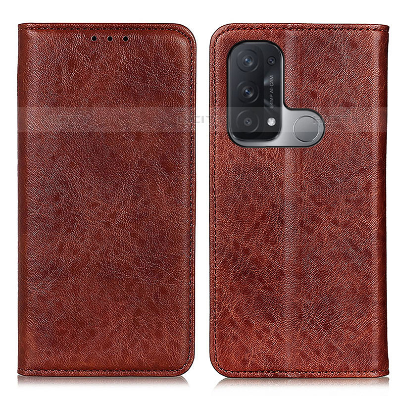 Funda de Cuero Cartera con Soporte Carcasa K01Z para Oppo Reno5 A