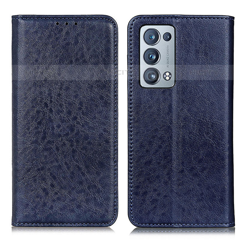 Funda de Cuero Cartera con Soporte Carcasa K01Z para Oppo Reno6 Pro+ Plus 5G