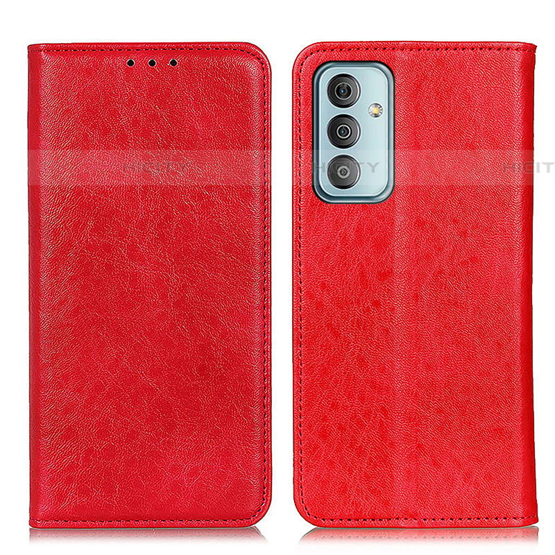 Funda de Cuero Cartera con Soporte Carcasa K01Z para Samsung Galaxy M13 4G Rojo