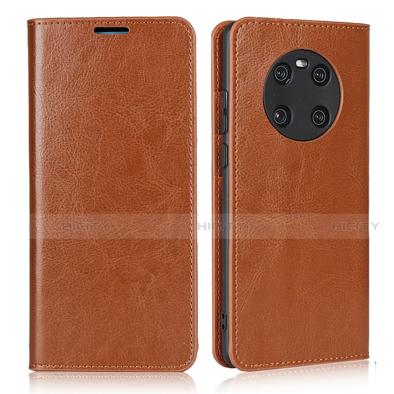 Funda de Cuero Cartera con Soporte Carcasa K02 para Huawei Mate 40E 5G Marron Claro