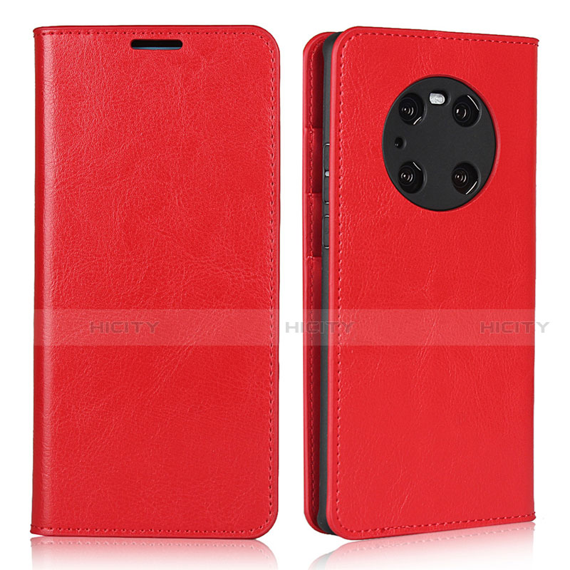 Funda de Cuero Cartera con Soporte Carcasa K02 para Huawei Mate 40E Pro 4G Rojo