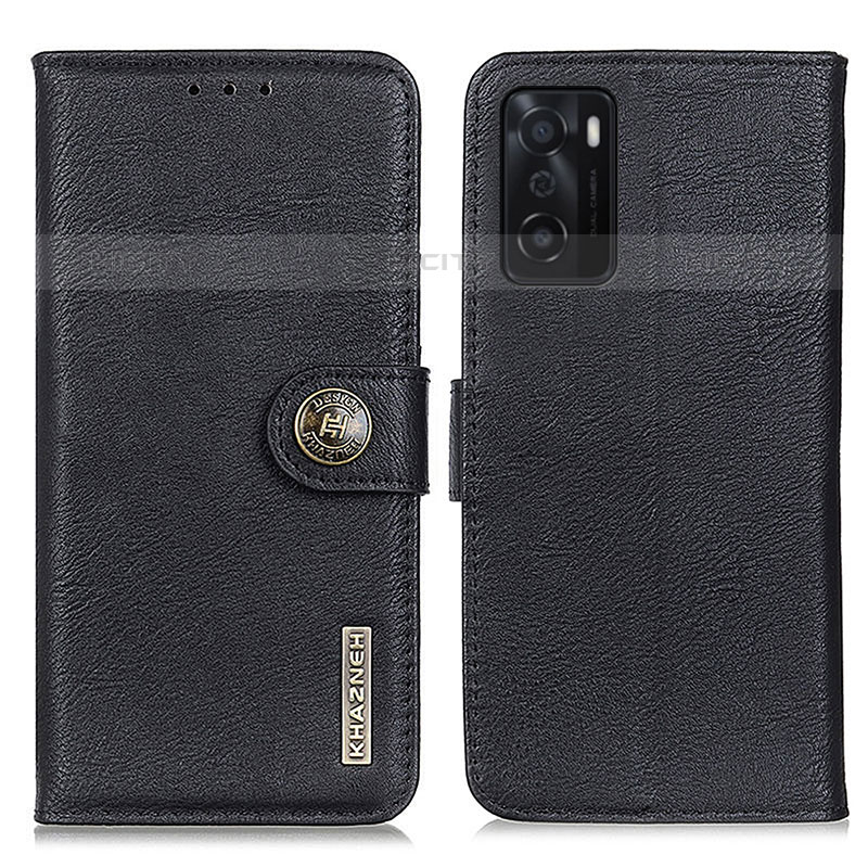 Funda de Cuero Cartera con Soporte Carcasa K02Z para Oppo A55S 5G