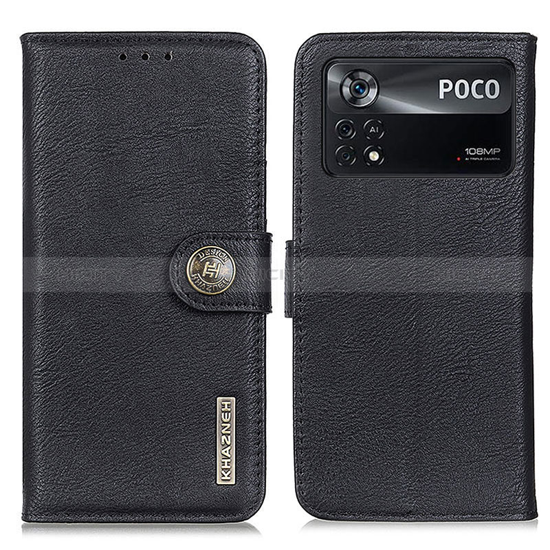 Funda de Cuero Cartera con Soporte Carcasa K02Z para Xiaomi Poco X4 Pro 5G