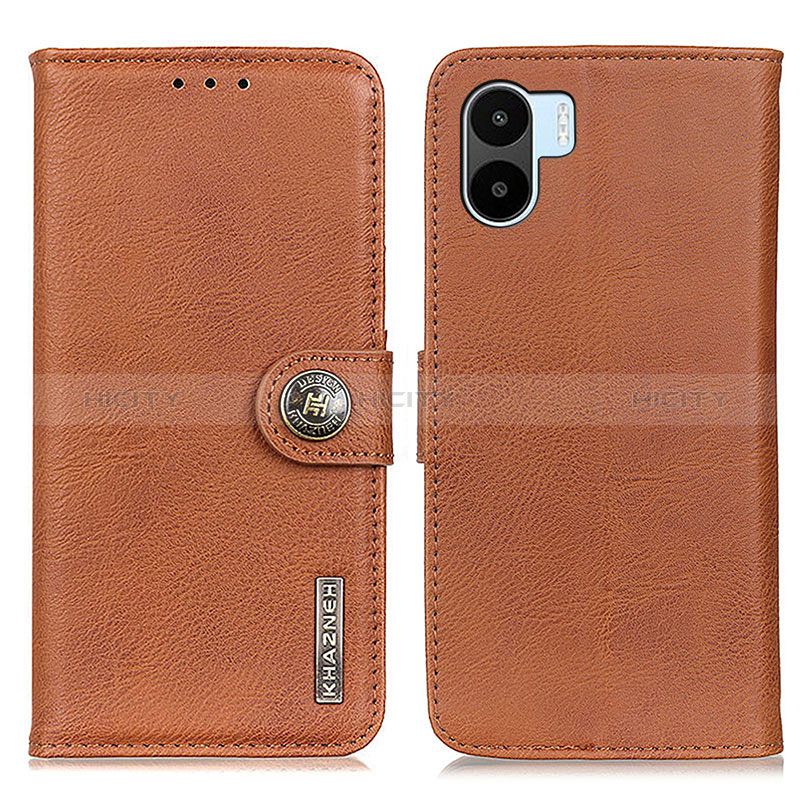 Funda de Cuero Cartera con Soporte Carcasa K02Z para Xiaomi Redmi A1 Marron