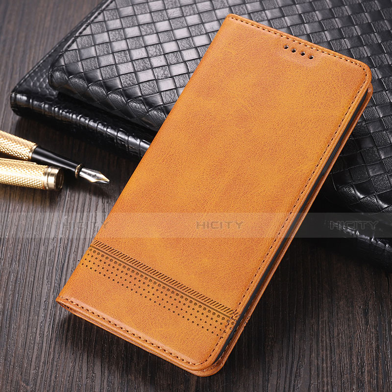 Funda de Cuero Cartera con Soporte Carcasa K03 para Huawei Mate 40 Pro Marron Claro