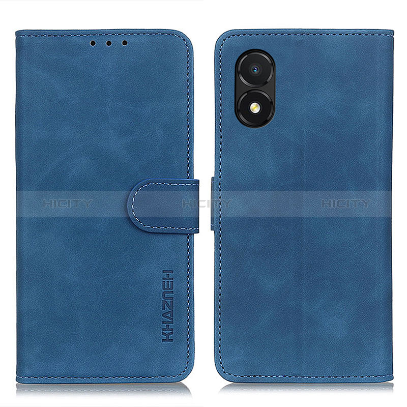 Funda de Cuero Cartera con Soporte Carcasa K03Z para Huawei Honor X5 Azul