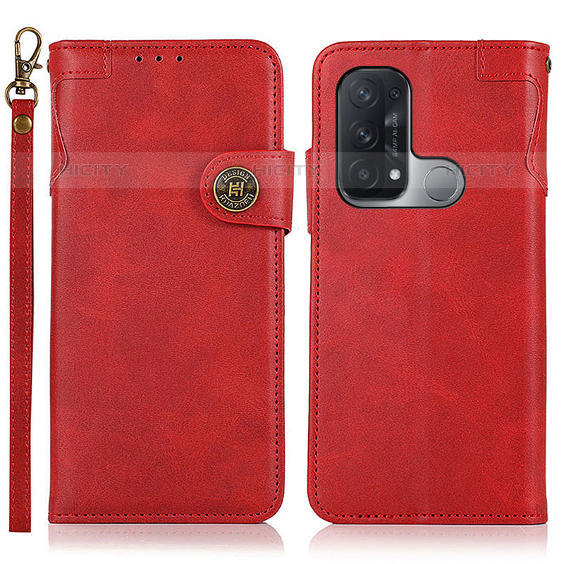 Funda de Cuero Cartera con Soporte Carcasa K03Z para Oppo Reno5 A