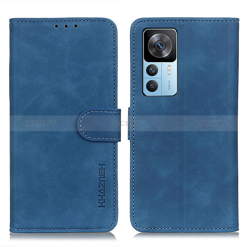 Funda de Cuero Cartera con Soporte Carcasa K03Z para Xiaomi Mi 12T 5G Azul