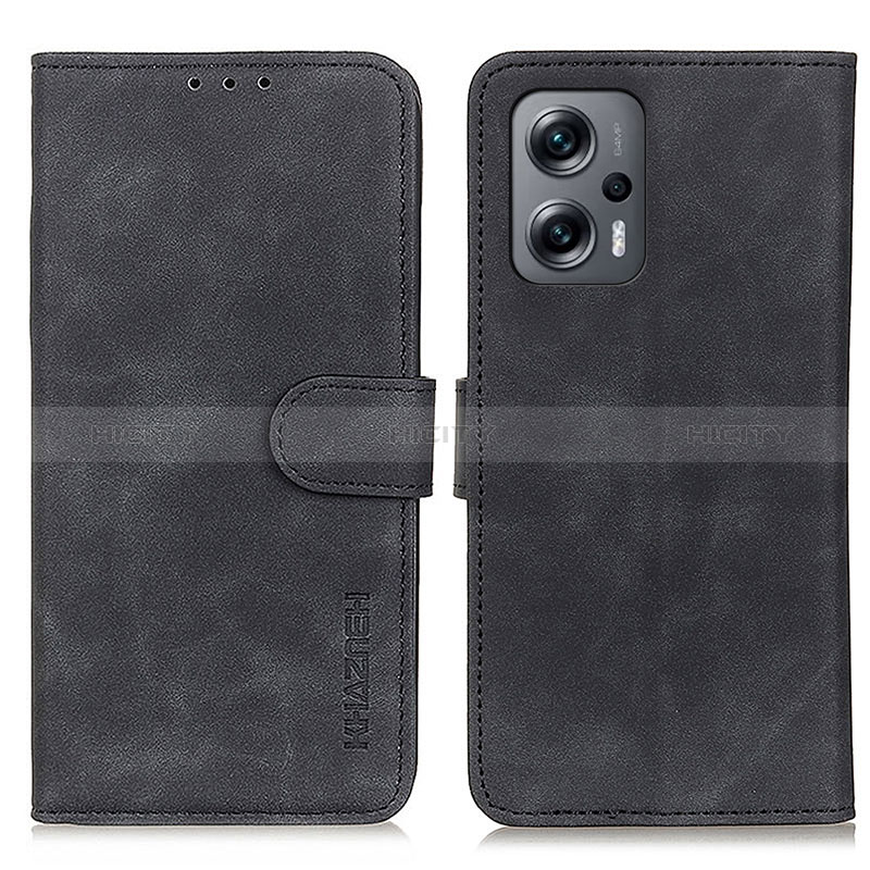 Funda de Cuero Cartera con Soporte Carcasa K03Z para Xiaomi Poco X4 GT 5G Negro