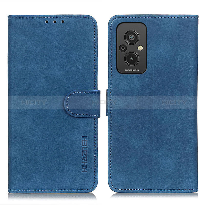 Funda de Cuero Cartera con Soporte Carcasa K03Z para Xiaomi Redmi 11 Prime 4G Azul