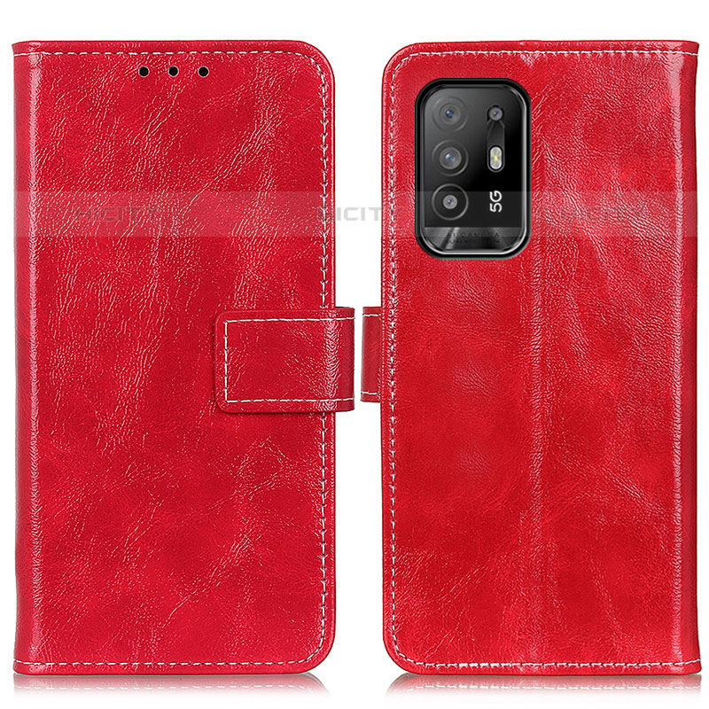 Funda de Cuero Cartera con Soporte Carcasa K04Z para Oppo A94 5G