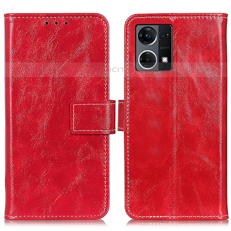 Funda de Cuero Cartera con Soporte Carcasa K04Z para Oppo F21 Pro 4G