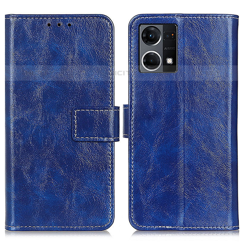 Funda de Cuero Cartera con Soporte Carcasa K04Z para Oppo F21 Pro 4G