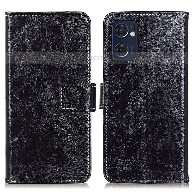 Funda de Cuero Cartera con Soporte Carcasa K04Z para Oppo Reno7 5G