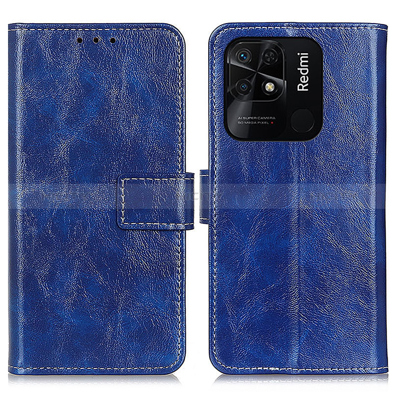 Funda de Cuero Cartera con Soporte Carcasa K04Z para Xiaomi Redmi 10 India