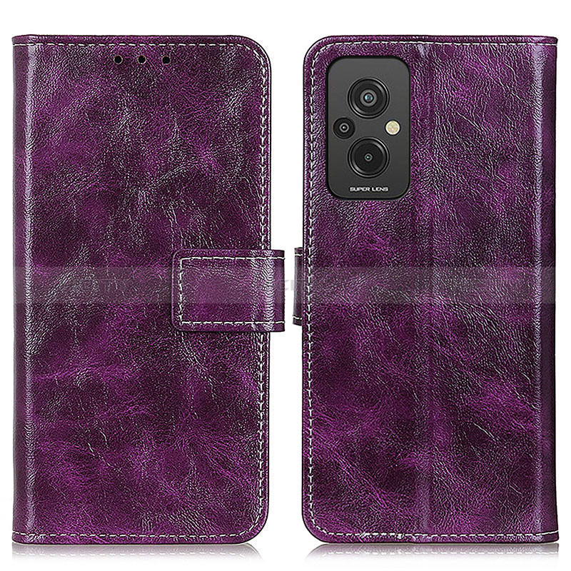 Funda de Cuero Cartera con Soporte Carcasa K04Z para Xiaomi Redmi 11 Prime 4G