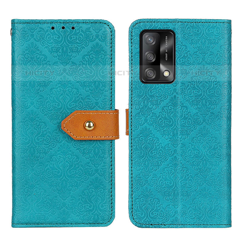 Funda de Cuero Cartera con Soporte Carcasa K05Z para Oppo A74 4G