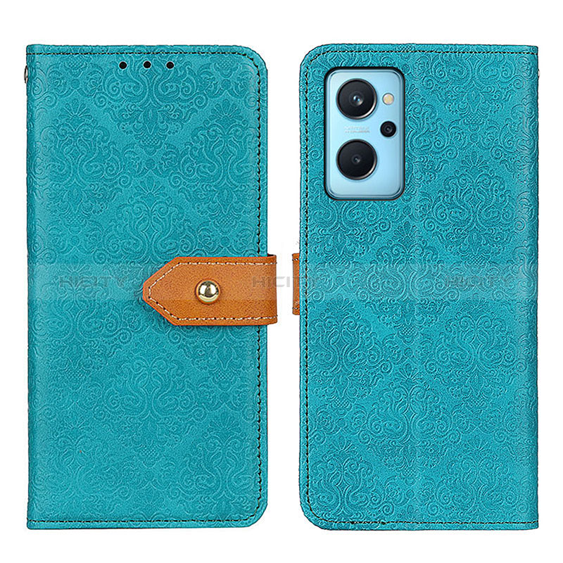 Funda de Cuero Cartera con Soporte Carcasa K05Z para Oppo A96 4G