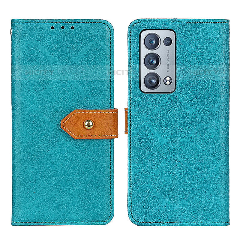 Funda de Cuero Cartera con Soporte Carcasa K05Z para Oppo Reno6 Pro+ Plus 5G