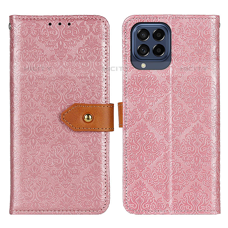 Funda de Cuero Cartera con Soporte Carcasa K05Z para Samsung Galaxy M53 5G