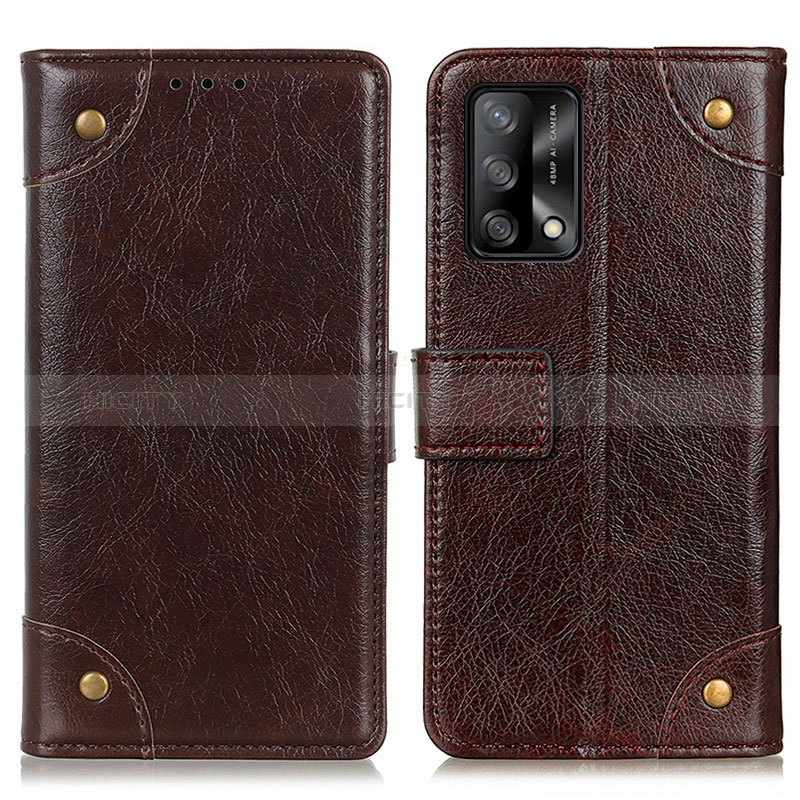 Funda de Cuero Cartera con Soporte Carcasa K06Z para Oppo F19