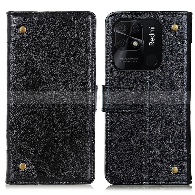 Funda de Cuero Cartera con Soporte Carcasa K06Z para Xiaomi Redmi 10 India