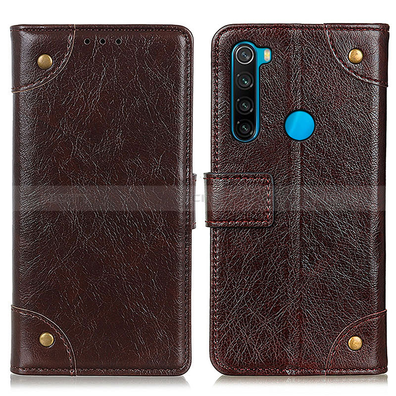 Funda de Cuero Cartera con Soporte Carcasa K06Z para Xiaomi Redmi Note 8 (2021)