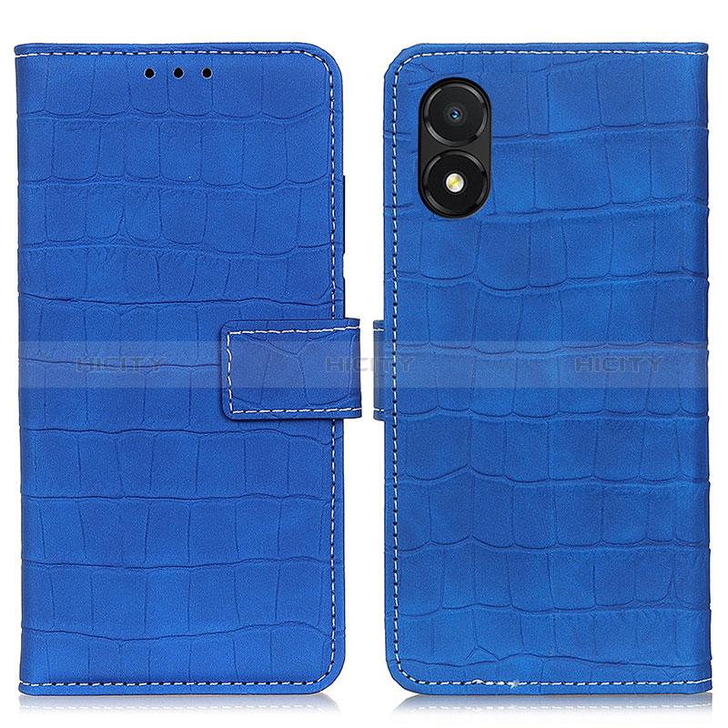 Funda de Cuero Cartera con Soporte Carcasa K07Z para Huawei Honor X5 Azul