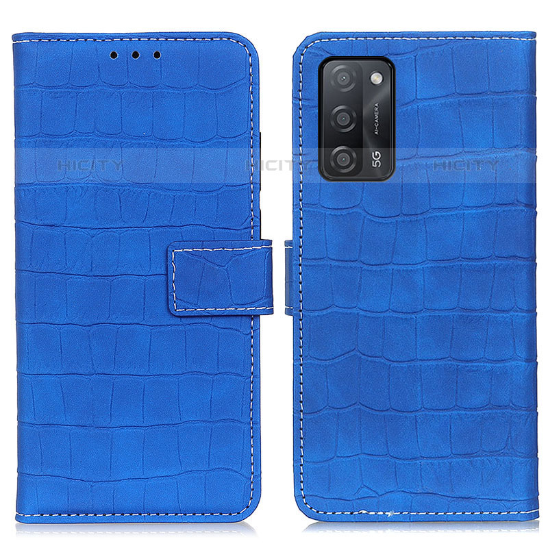 Funda de Cuero Cartera con Soporte Carcasa K07Z para Oppo A53s 5G