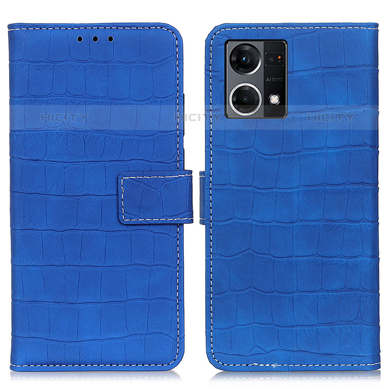 Funda de Cuero Cartera con Soporte Carcasa K07Z para Oppo F21s Pro 4G