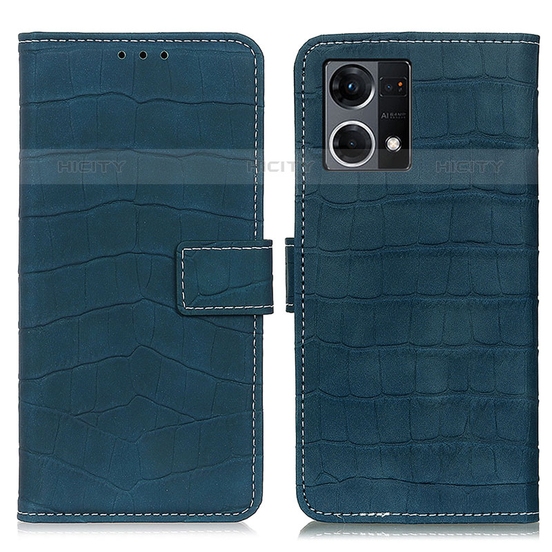 Funda de Cuero Cartera con Soporte Carcasa K07Z para Oppo F21s Pro 4G