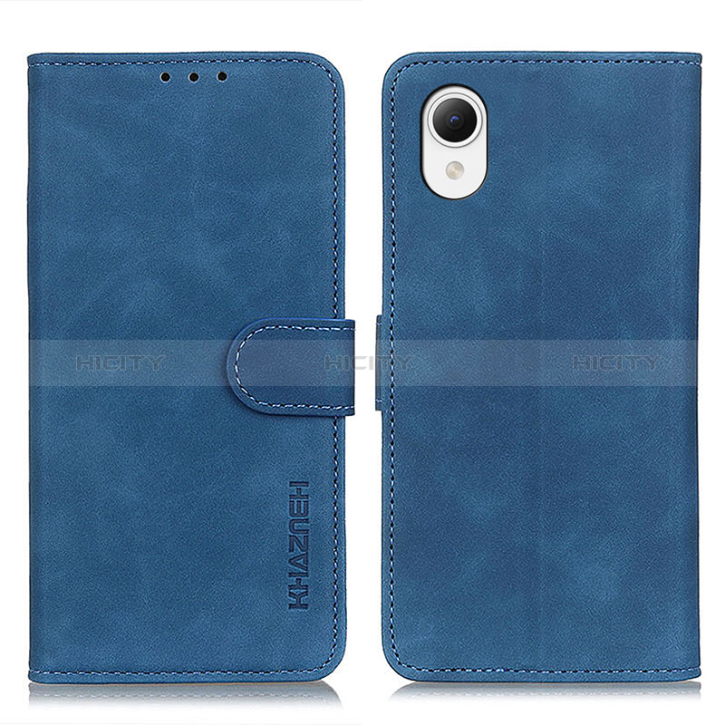 Funda de Cuero Cartera con Soporte Carcasa K08Z para Samsung Galaxy A23e 5G Azul