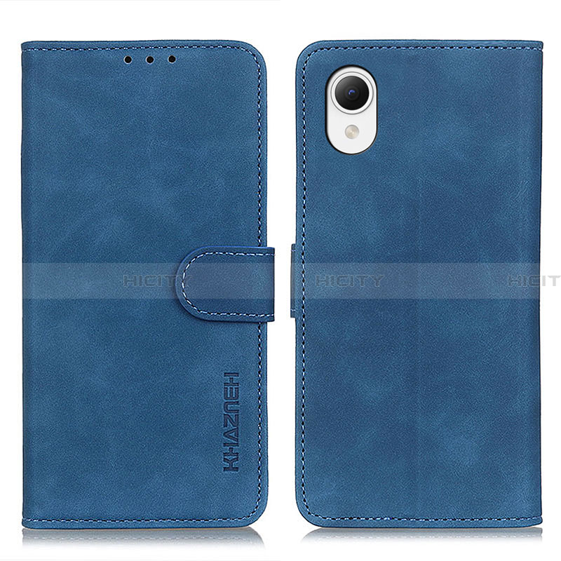 Funda de Cuero Cartera con Soporte Carcasa K08Z para Samsung Galaxy A23s Azul