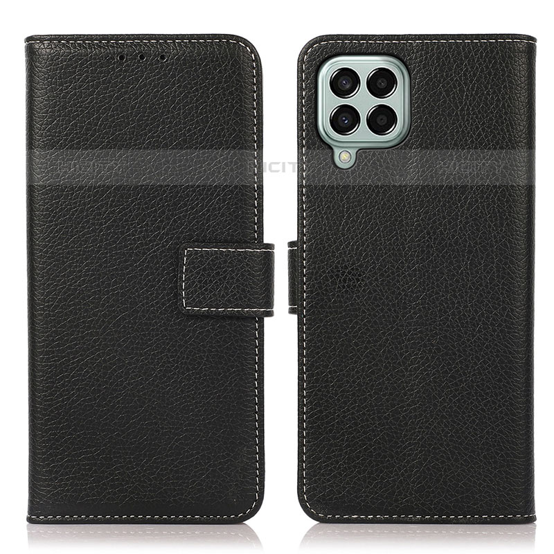 Funda de Cuero Cartera con Soporte Carcasa K08Z para Samsung Galaxy M33 5G Negro