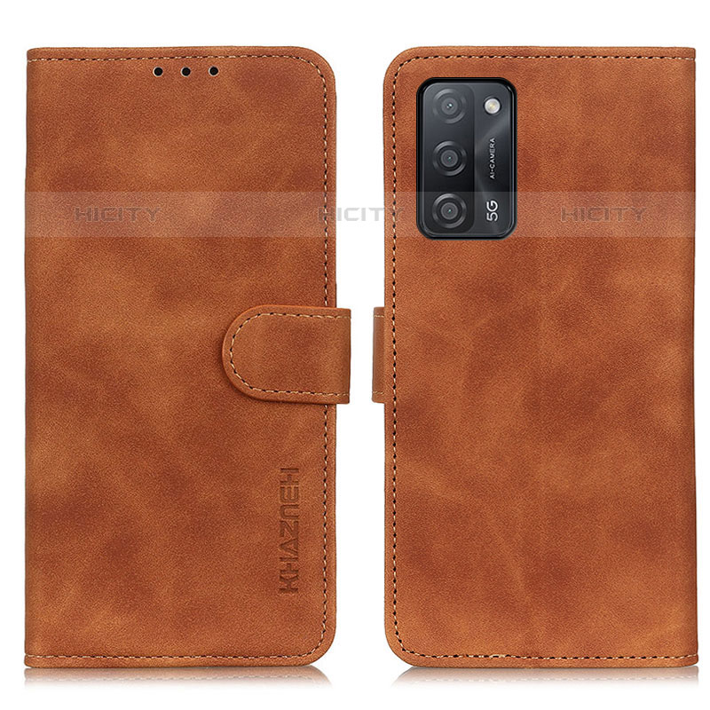 Funda de Cuero Cartera con Soporte Carcasa K09Z para Oppo A53s 5G