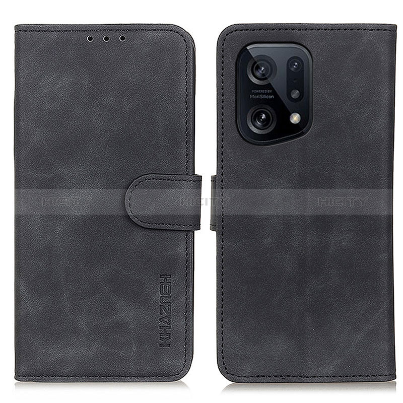 Funda de Cuero Cartera con Soporte Carcasa K09Z para Oppo Find X5 5G