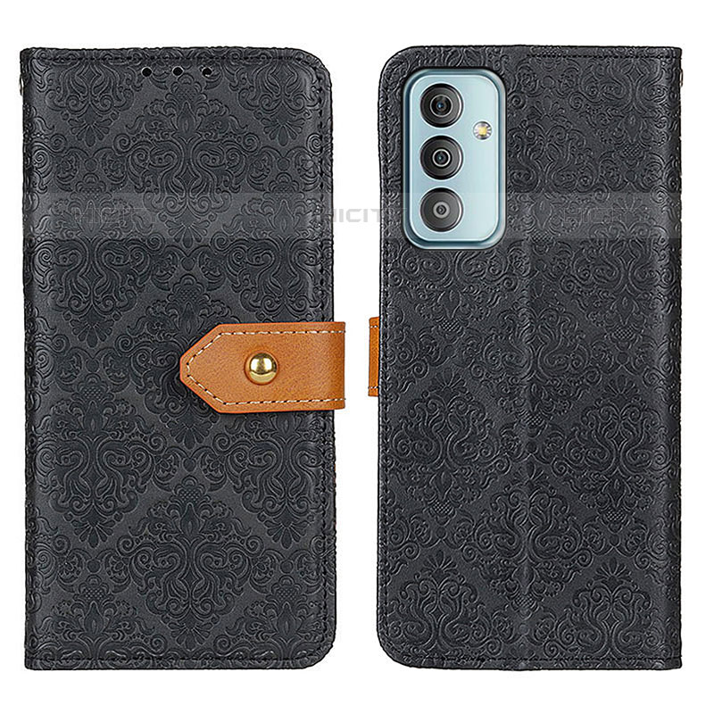 Funda de Cuero Cartera con Soporte Carcasa KZ05 para Samsung Galaxy M23 5G Negro