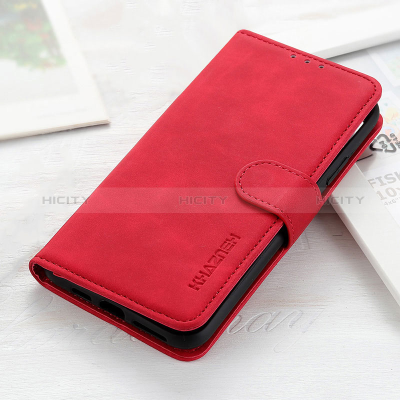 Funda de Cuero Cartera con Soporte Carcasa KZ3 para Xiaomi Mi 14 5G Rojo