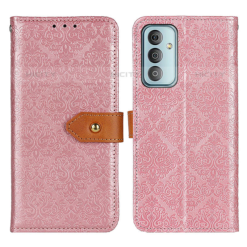 Funda de Cuero Cartera con Soporte Carcasa KZ5 para Samsung Galaxy M23 5G Rosa