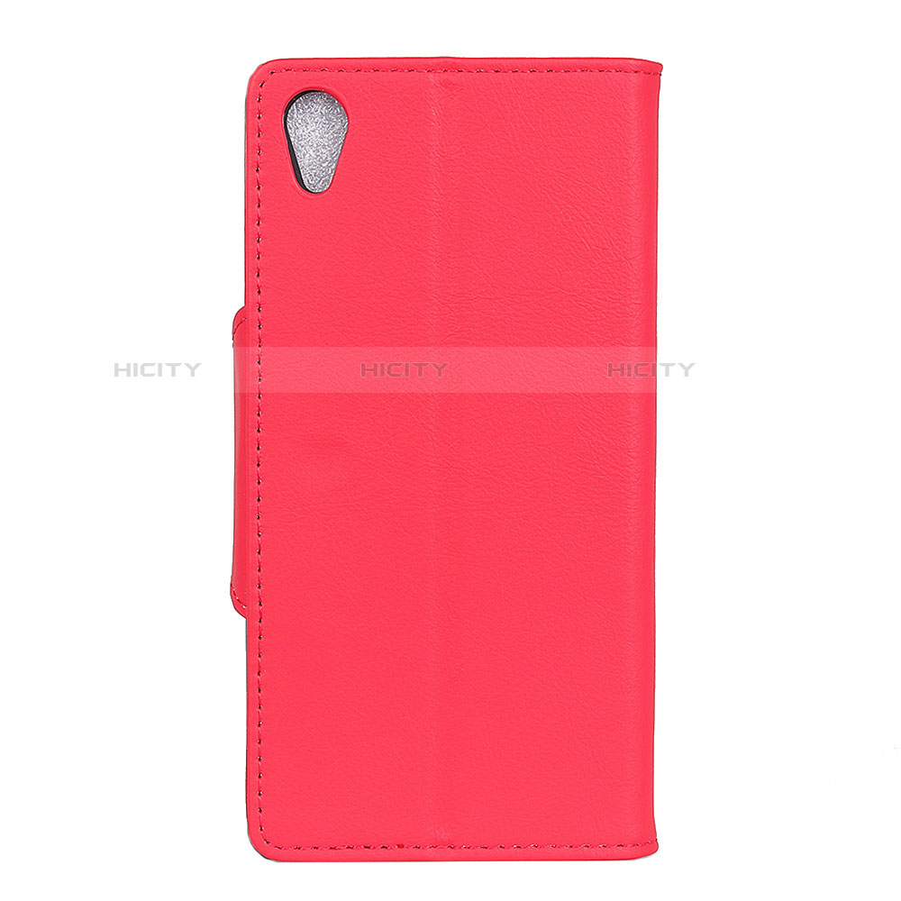 Funda de Cuero Cartera con Soporte Carcasa L01 para Alcatel 1