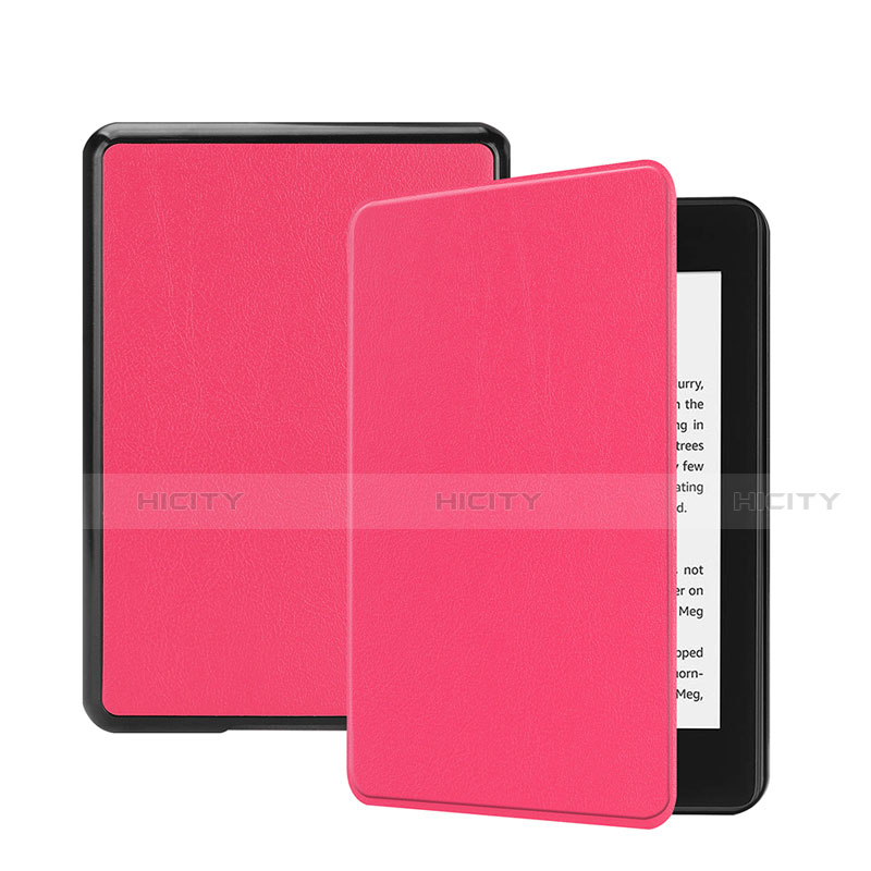 Funda de Cuero Cartera con Soporte Carcasa L01 para Amazon Kindle Paperwhite 6 inch