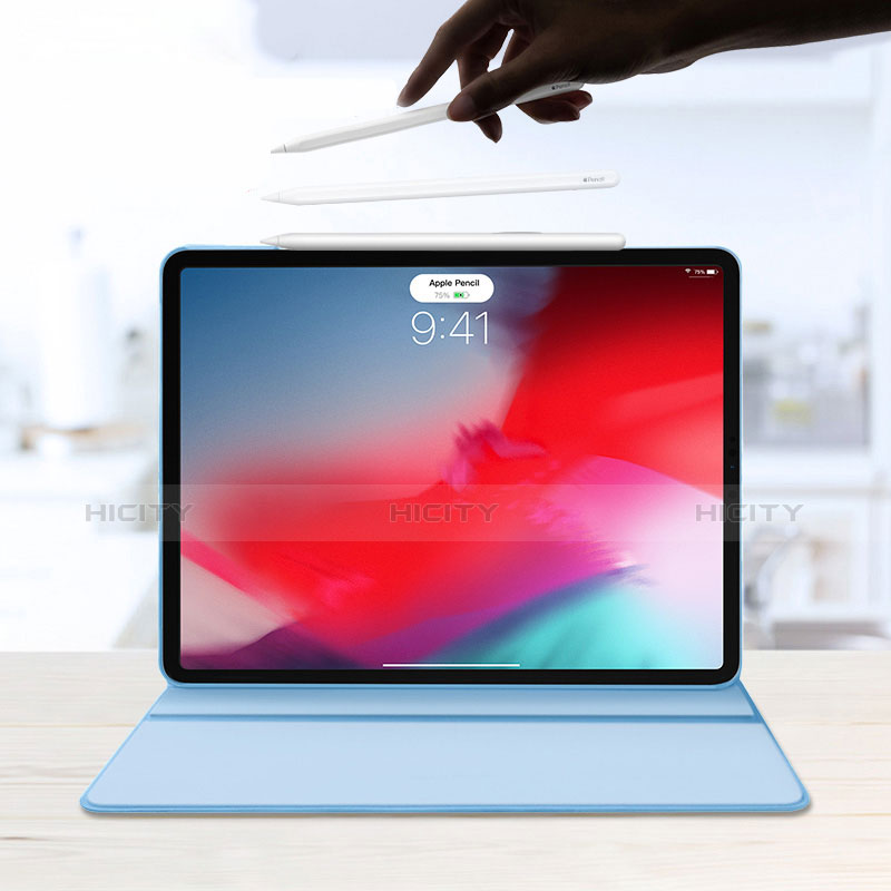 Funda de Cuero Cartera con Soporte Carcasa L01 para Apple iPad Pro 11 (2018)