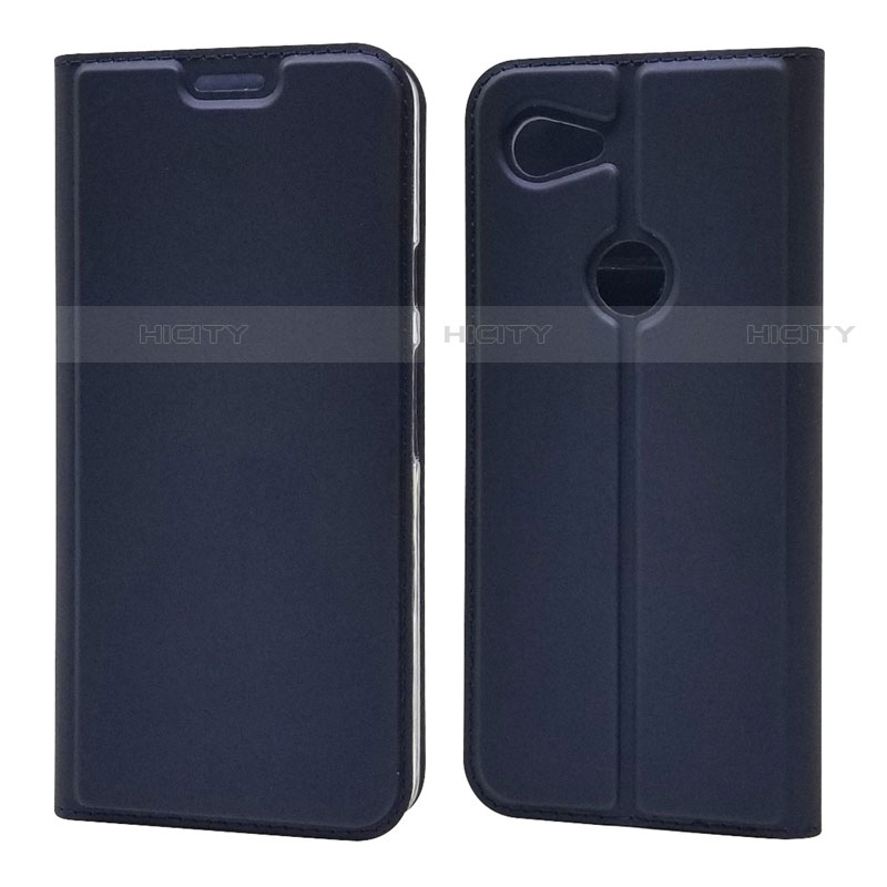 Funda de Cuero Cartera con Soporte Carcasa L01 para Google Pixel 3a Azul