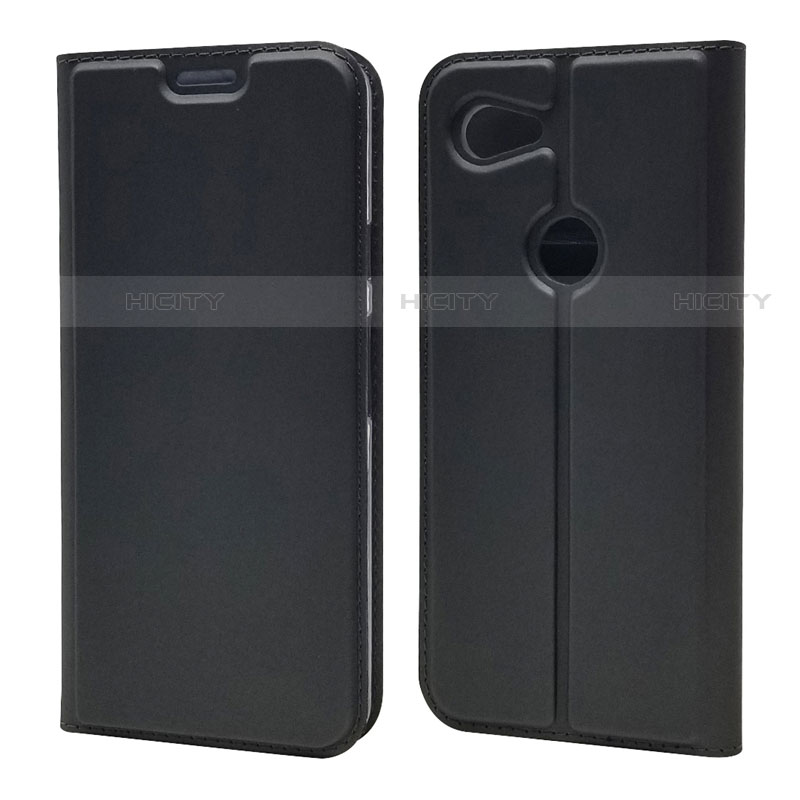 Funda de Cuero Cartera con Soporte Carcasa L01 para Google Pixel 3a Negro