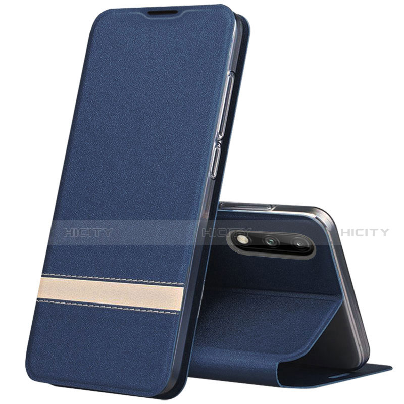 Funda de Cuero Cartera con Soporte Carcasa L01 para Huawei Enjoy 10