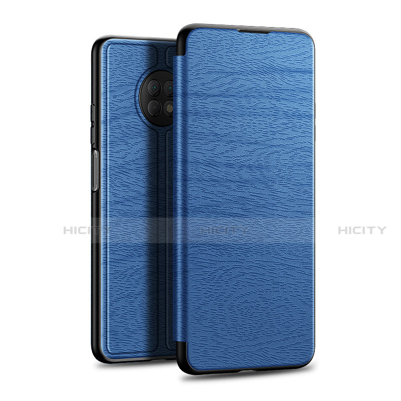 Funda de Cuero Cartera con Soporte Carcasa L01 para Huawei Enjoy 20 Plus 5G Azul